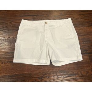 Chubbie's The Originals Men's White Shorts Flat Front size 40 EUC 5.5 inch